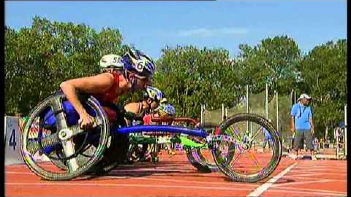 Athletics - women's 100m T52 final - 2013 IPC Athletics World Championships, Lyon