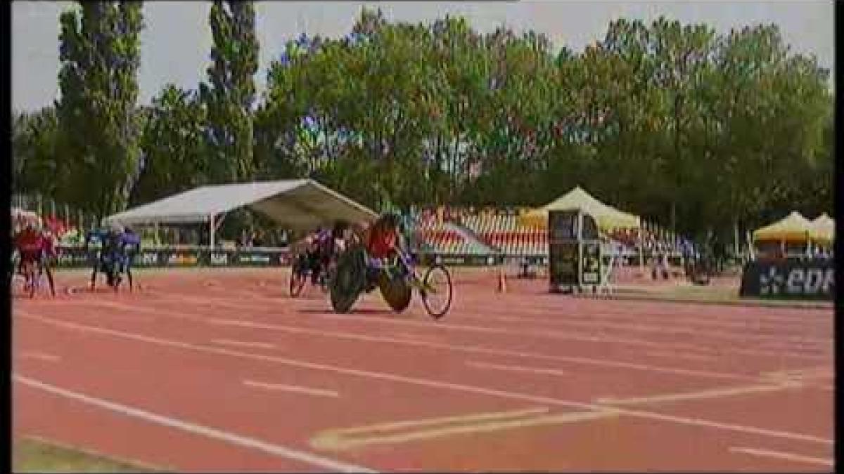 Athletics - Men's 400m T52 semifinal 2 - 2013 IPC Athletics World Championships, Lyon