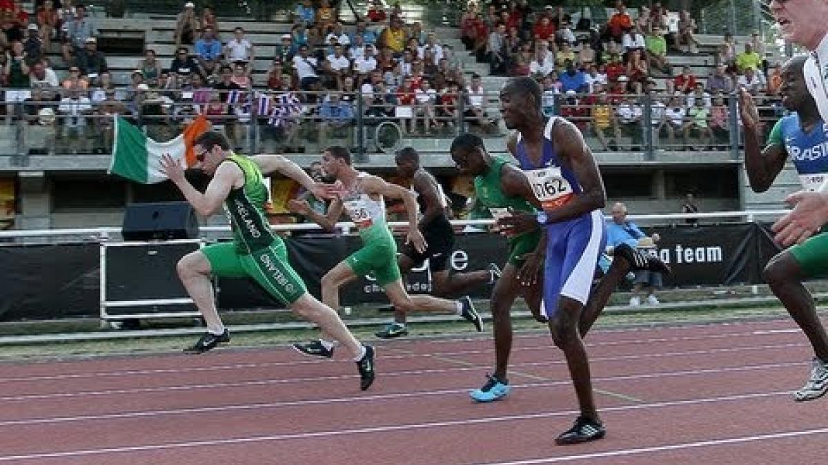 Athletics - men's 100m T13 final - 2013 IPC Athletics World Championships, Lyon