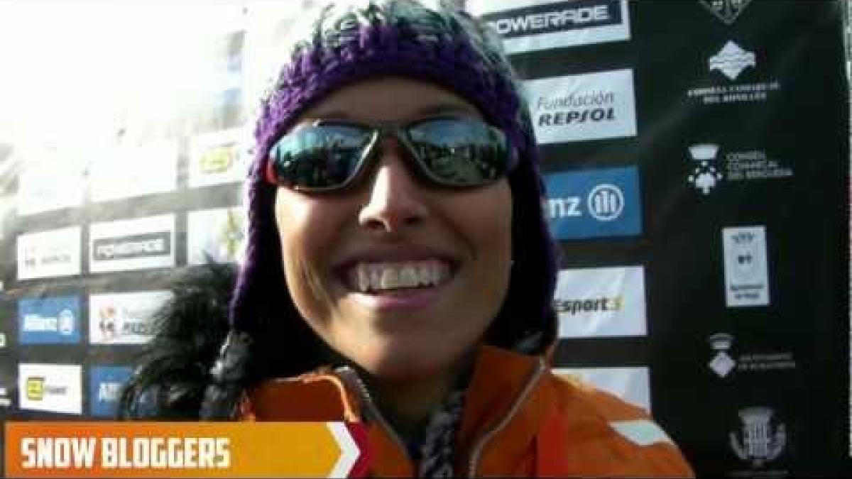 Teresa Perales - Snow Bloggers - 2013 IPC Alpine Skiing World Champs