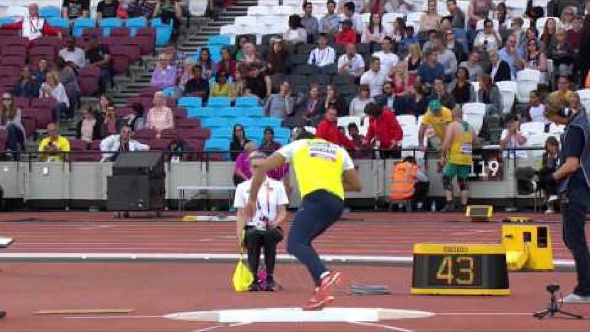 Javad HARDANI (SILVER) Men’s Shot Put F38 |Final | London 2017 World Para Athletics Championships