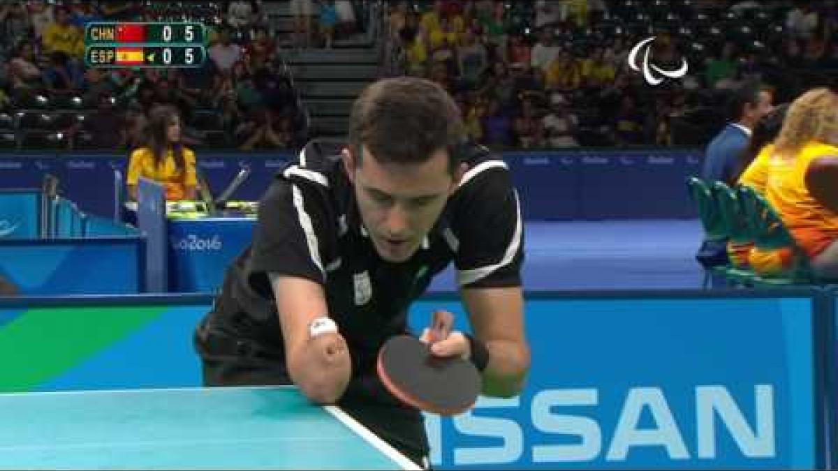 Table Tennis | Men's Team - Class 9/10 China v Spain Gold Medal Match 1 | Rio 2016 Paralympic Games