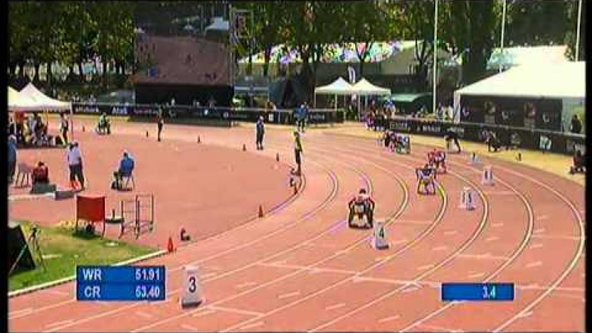 Athletics - Women's 400m T54 semifinal 2 - 2013 IPC Athletics World Championships, Lyon