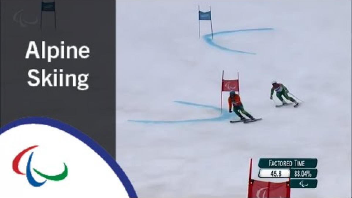 Melissa PERRINE|Women's GiantSlalom Runs 1 & 2|Alpine Skiing|PyeongChang2018 Paralympic Winter Games