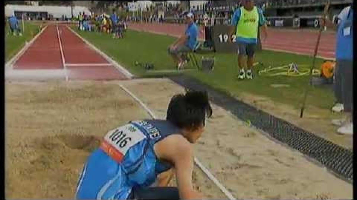 Athletics - men's long jump T11 final - 2013 IPC Athletics World Championships, Lyon