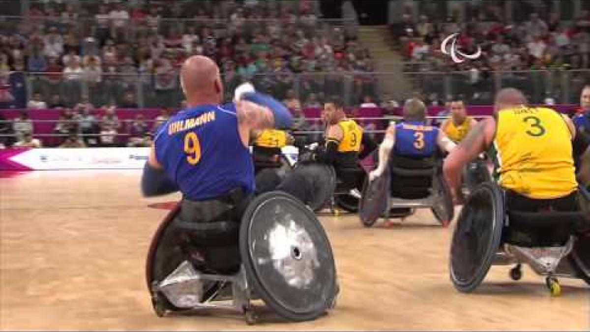 Wheelchair Rugby   SWE versus AUS   Mixed   Pool Phase Group B   London 2012 Paralympic Games