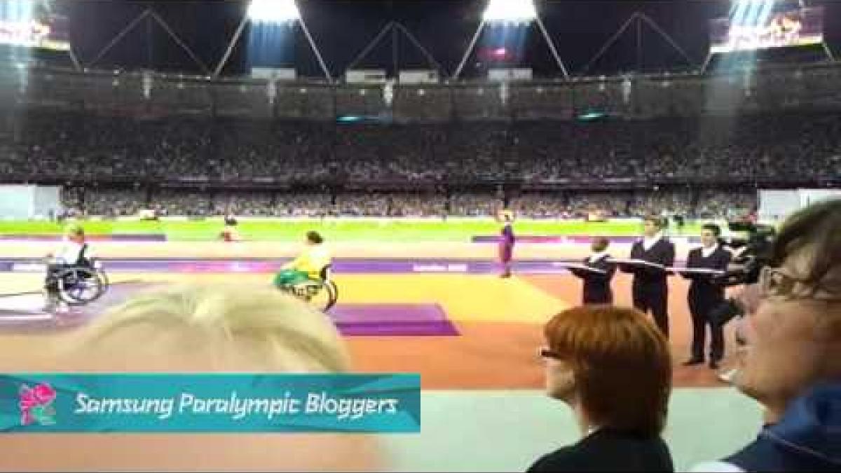 Mike Brace - Hannah's medal, Paralympics 2012