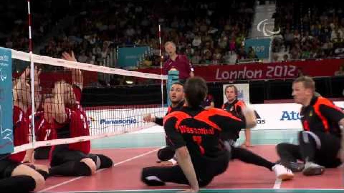 Sitting Volleyball - GER vs RUS - Men's Bronze Medal Match - Match 52 - London 2012 Paralympic Games