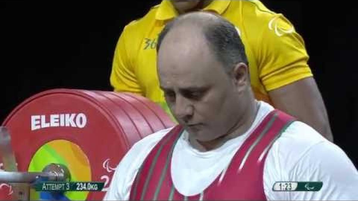 Powerlifting | SADEGHZADEHSALMANI Ali wins Bronze | Men’s -107kg | Rio 2016 Paralympic Games