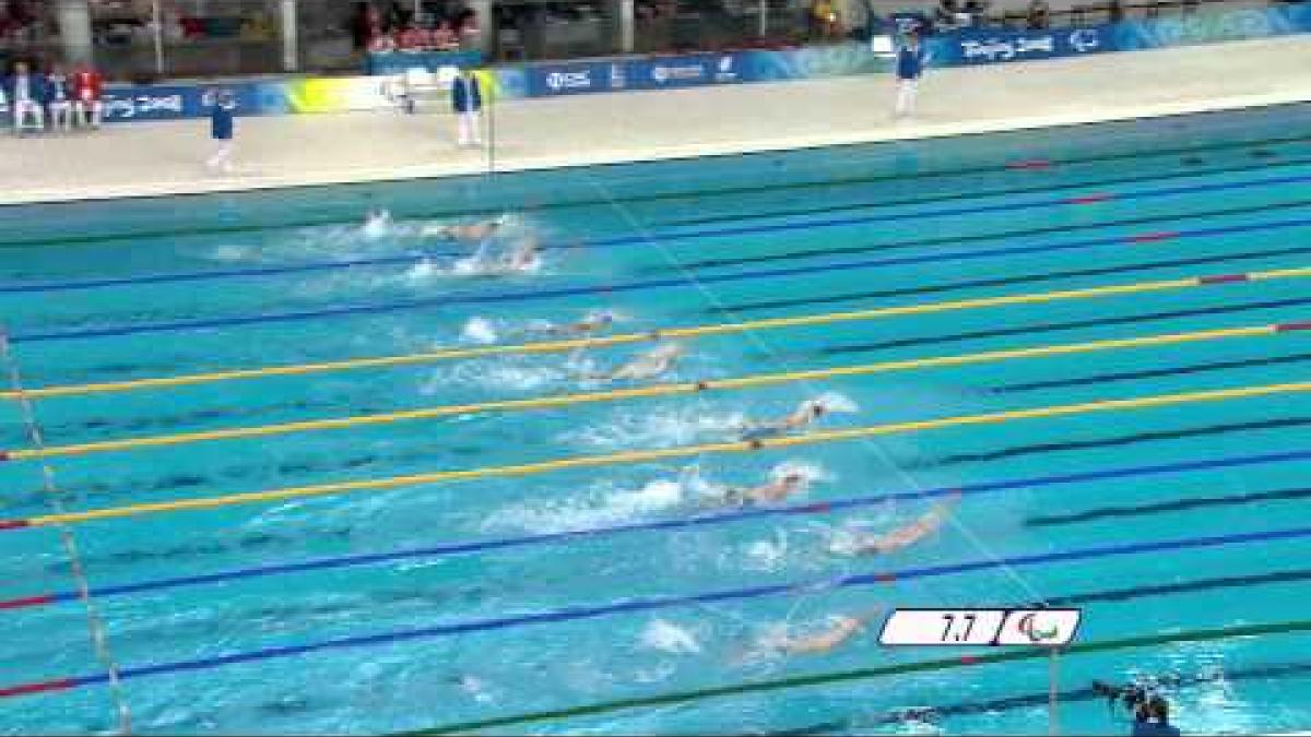Swimming Men's 100m Backstroke S12 - Beijing 2008 Paralympic Games