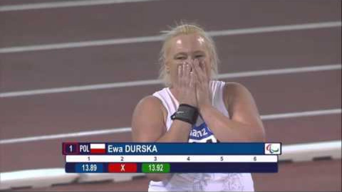 Women's shot put F20 | final |  2015 IPC Athletics World Championships Doha