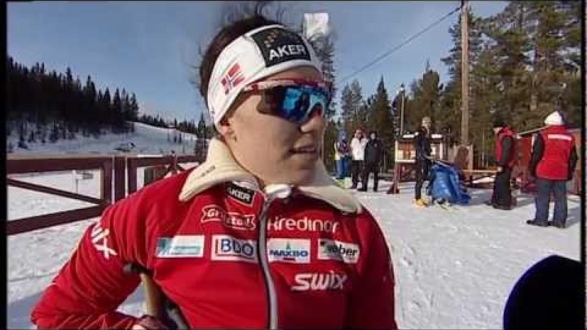 Cross-country skiing long distance sitting - 2013 IPC Nordic Skiing World Championships Solleftea