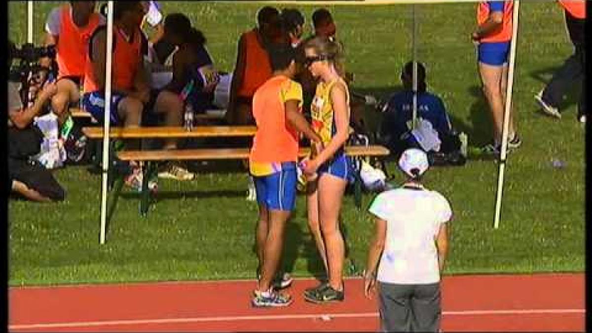 Athletics - women's long jump T11 final - 2013 IPC Athletics World Championships, Lyon (extract)
