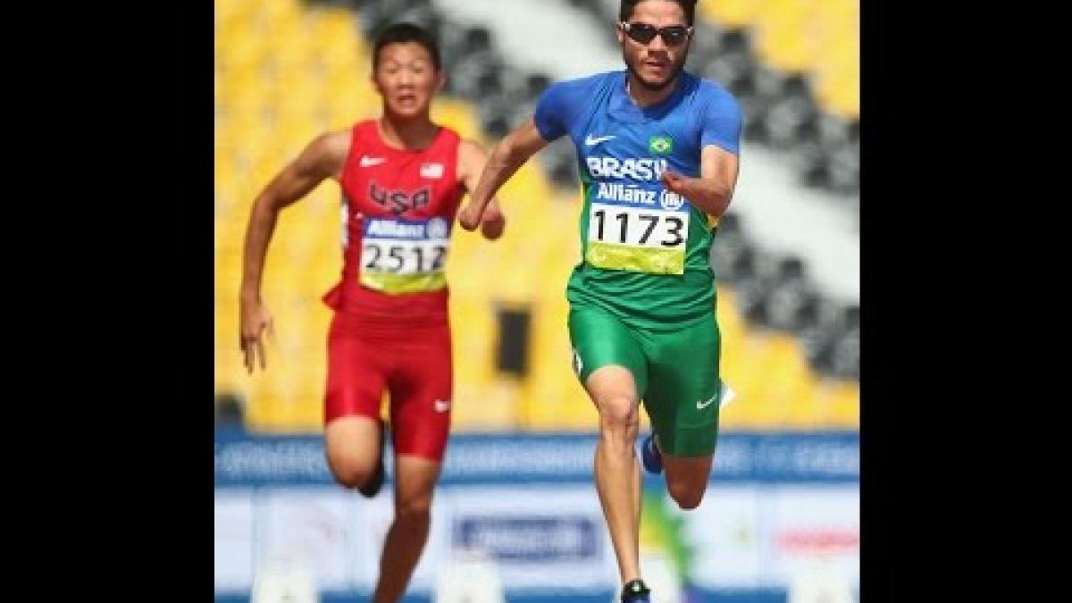 Men's 100m T47 | heat 2 |  2015 IPC Athletics World Championships Doha