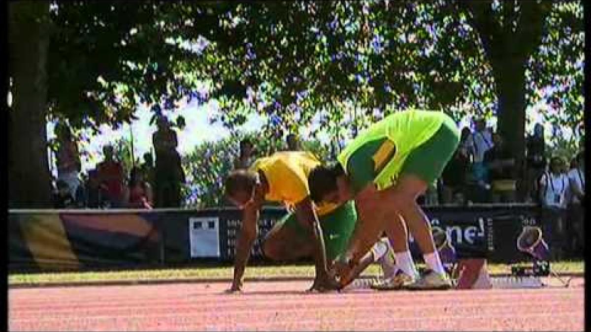 Athletics - men's 200m heat round 1 T11