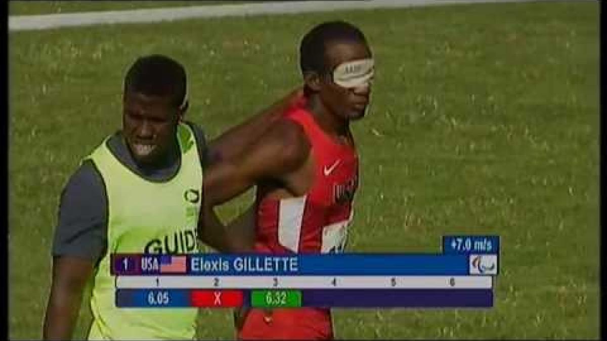 Athletics - men's long jump T11 final - 2013 IPC Athletics World Championships, Lyon