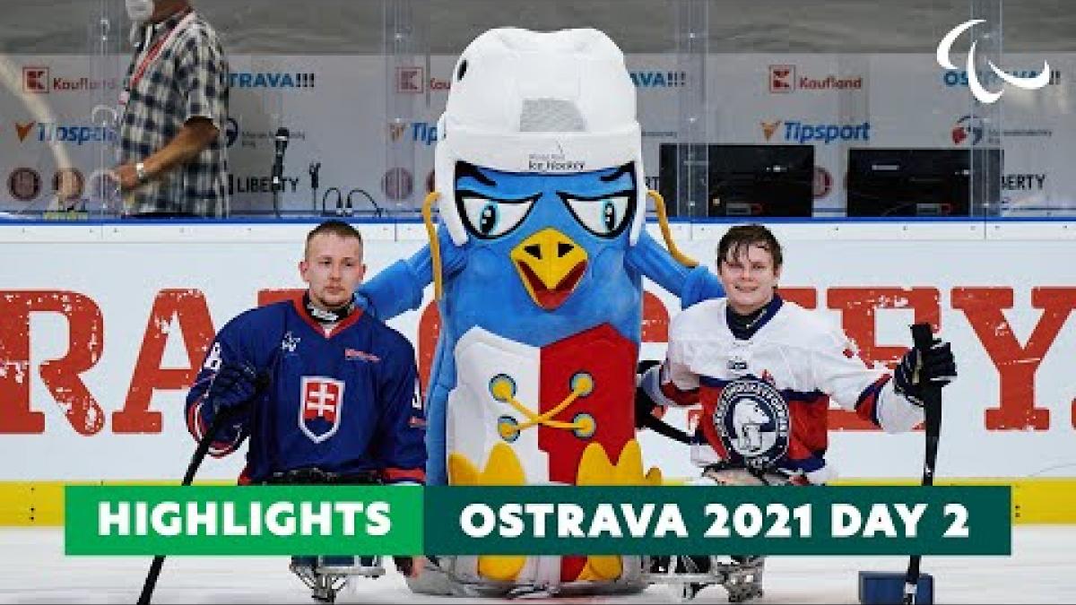 Ostrava 2021 Day 2 Highlights | World Para Ice Hockey World Championships | Paralympic Games