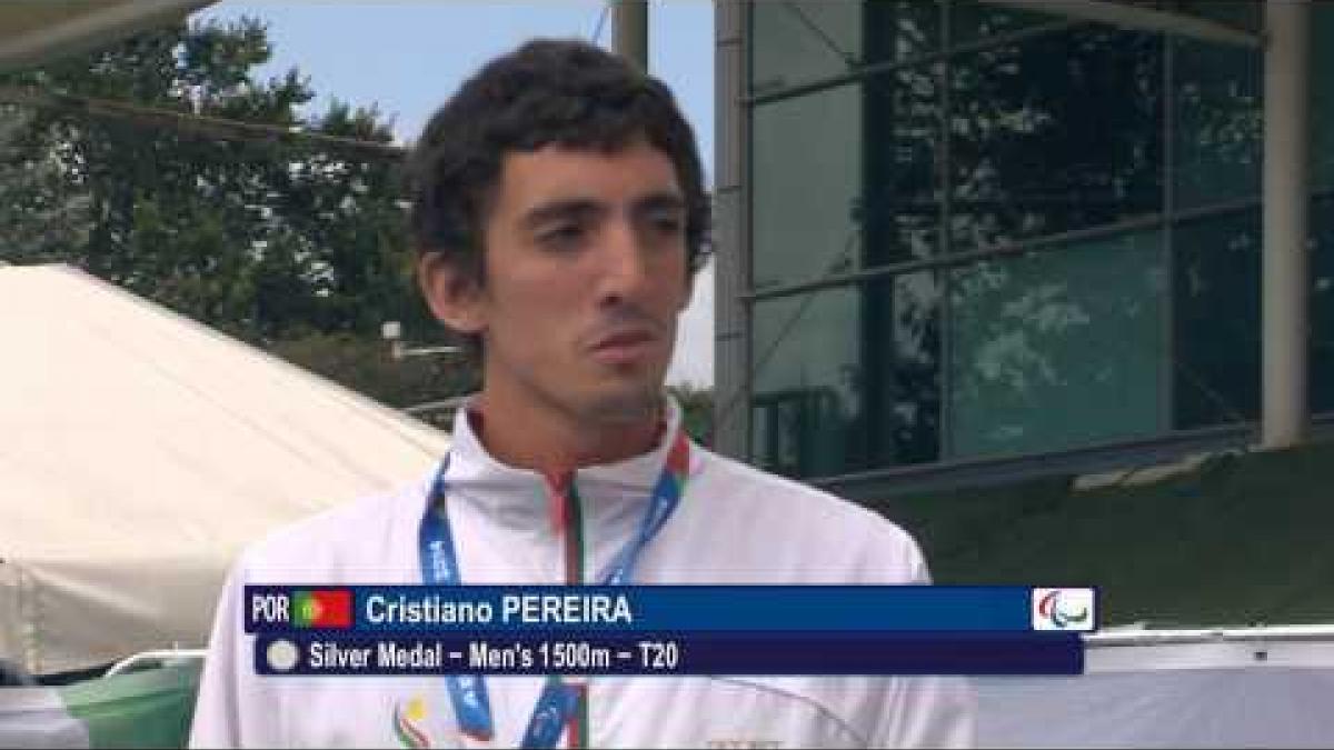 Men's 1,500m T20 | Victory Ceremony | 2014 IPC Athletics European Championships Swansea