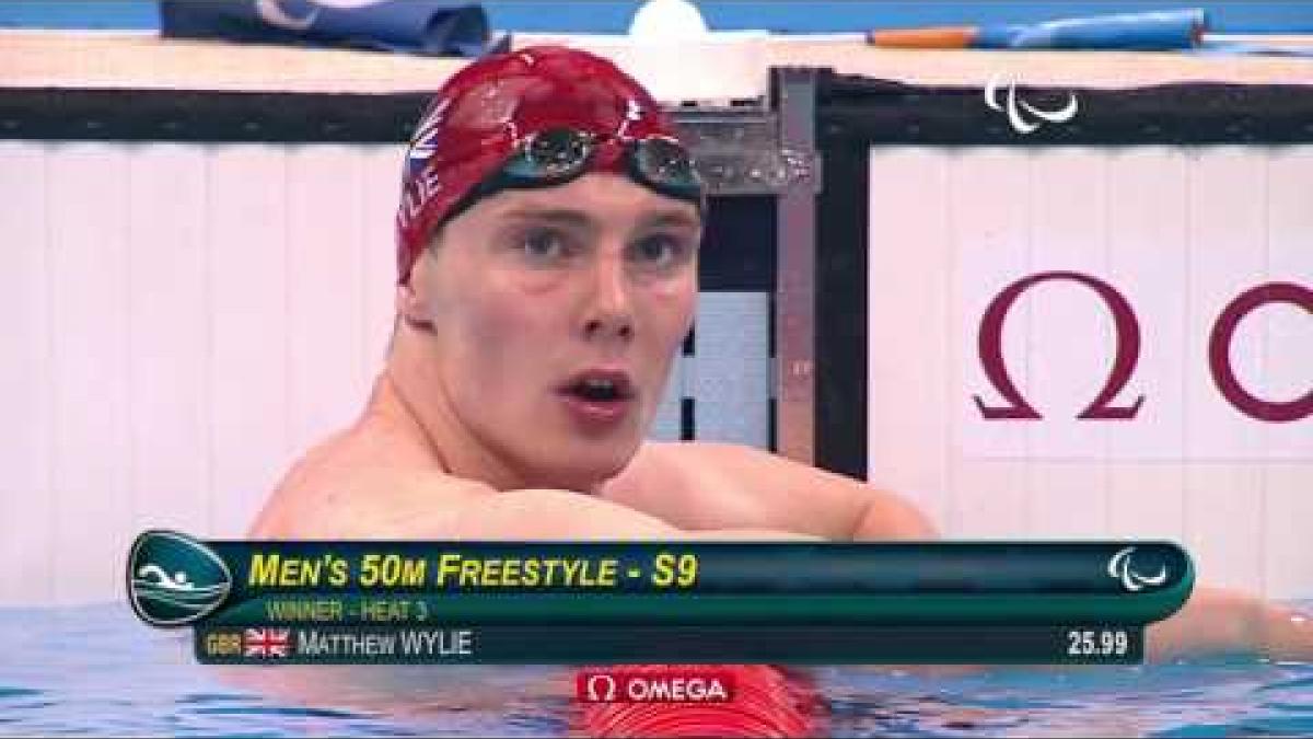 Swimming | Men's 50m Freestyle S9 heat 3 | Rio 2016 Paralympic Games