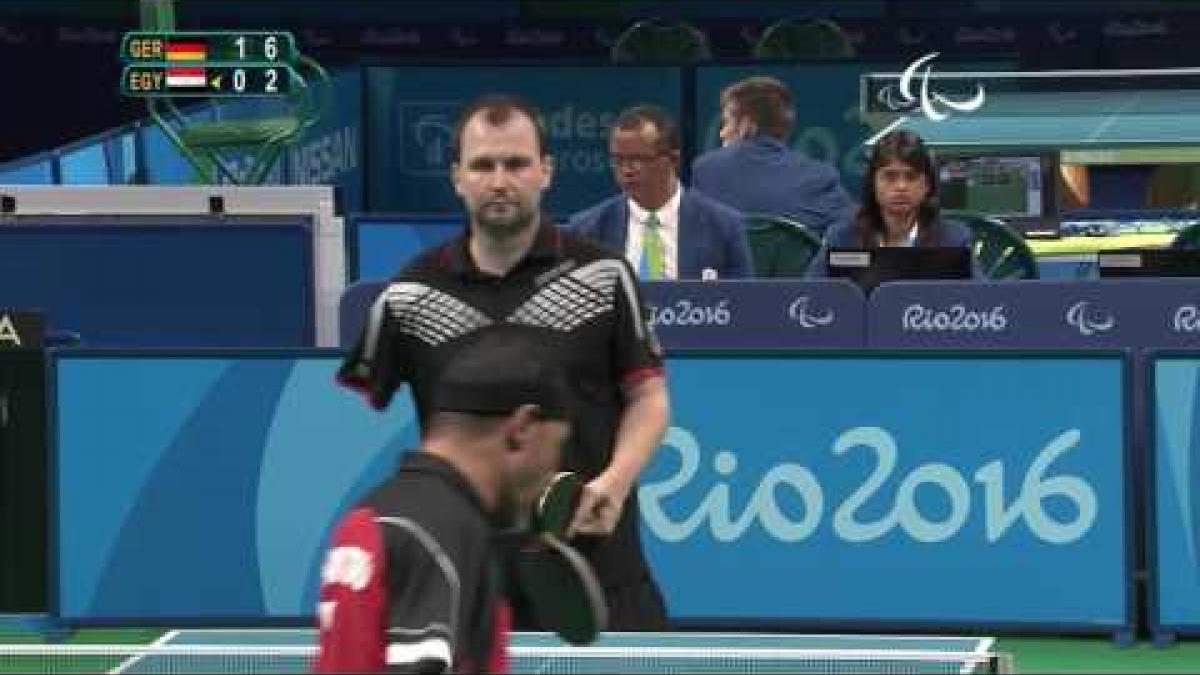 Table Tennis | GER v EGY | Men's Singles - Qualification Class 6 Group D | Rio 2016 Paralympic Games