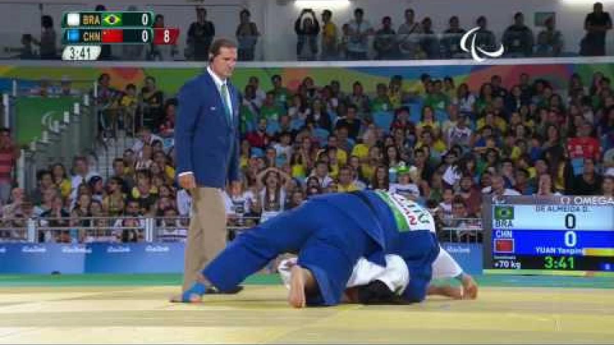 Judo | Brazil v China | Women's +70 kg Semi-final | Rio 2016 Paralympic Games