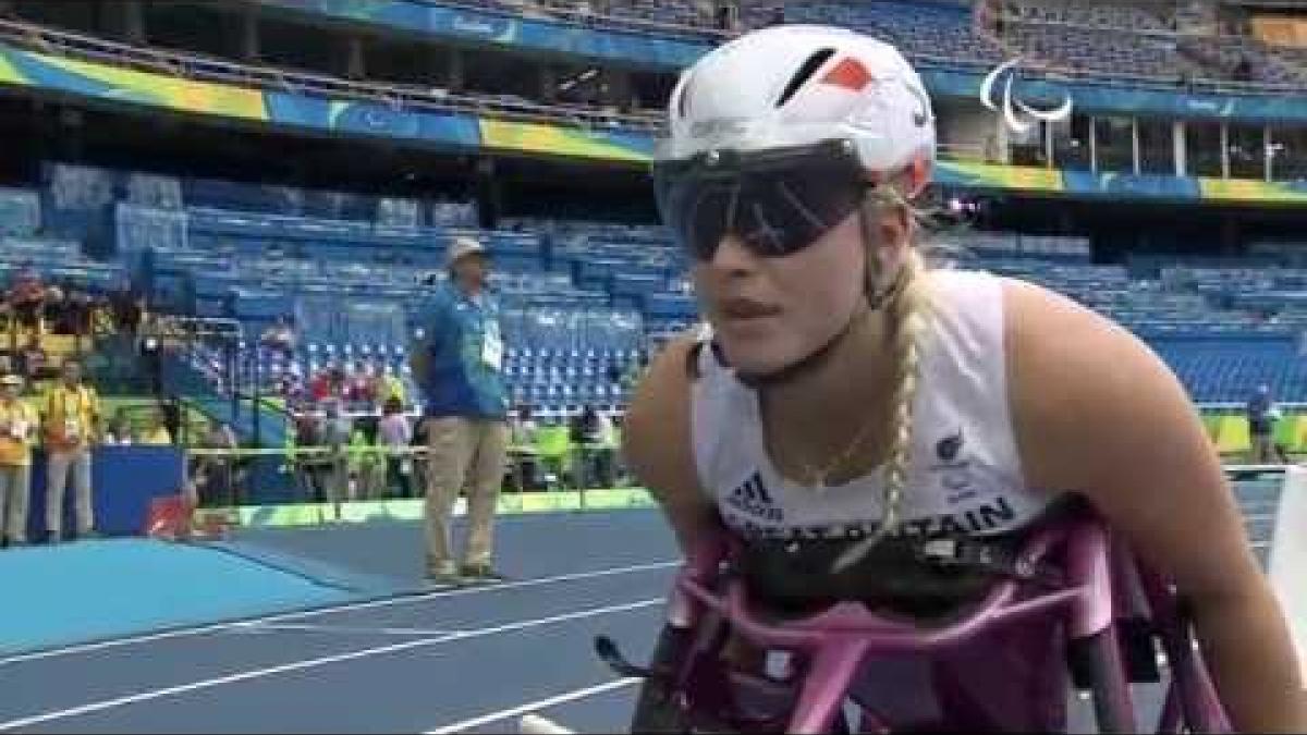 Athletics | Women's 400m - T53 Round 1 heat 1 | Rio 2016 Paralympic Games