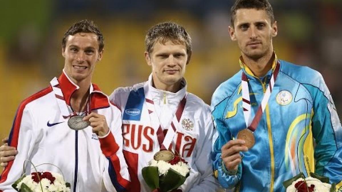 Men's 400m T36 | Victory Ceremony | 2015 IPC Athletics World Championships Doha