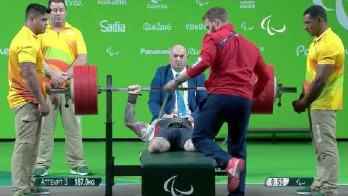 Powerlifting | YULE Michael | Great Britain | Men's -65kg | Rio 2016 Paralympic Games