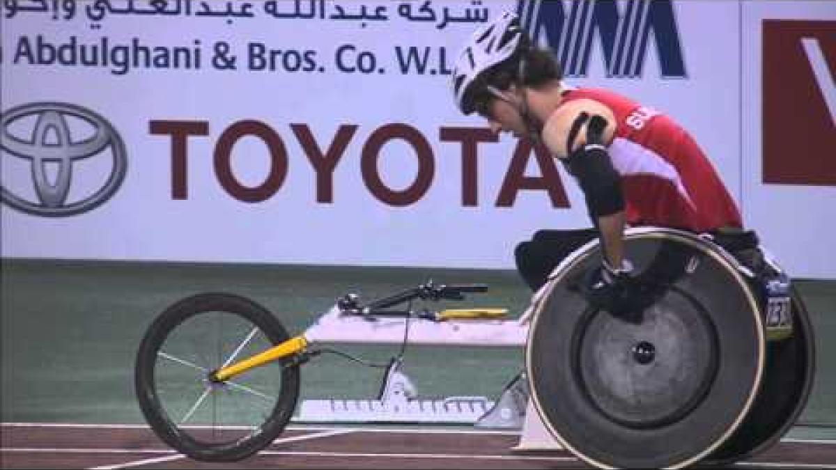 Men's 200m T34 | heat 1 |  2015 IPC Athletics World Championships Doha