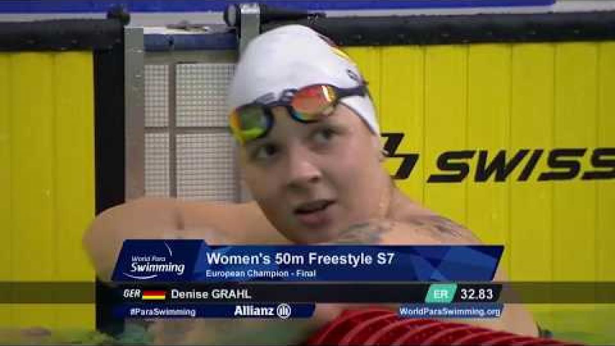 Women&#039;s 50m Freestyle S7 Final | Dublin 2018