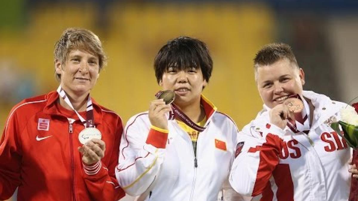 Women's shot put F37 | final |  2015 IPC Athletics World Championships Doha