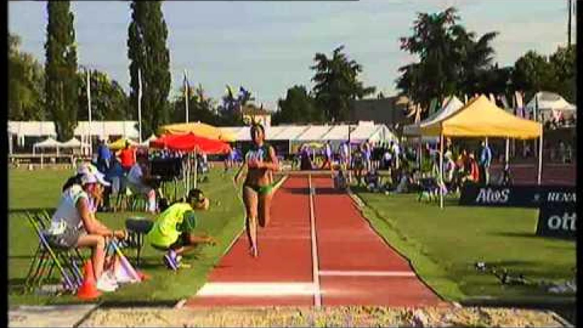 Athletics - Silvania Costa de Oliveira - women's long jump T12 final - 2013 IPC Athletics World C...