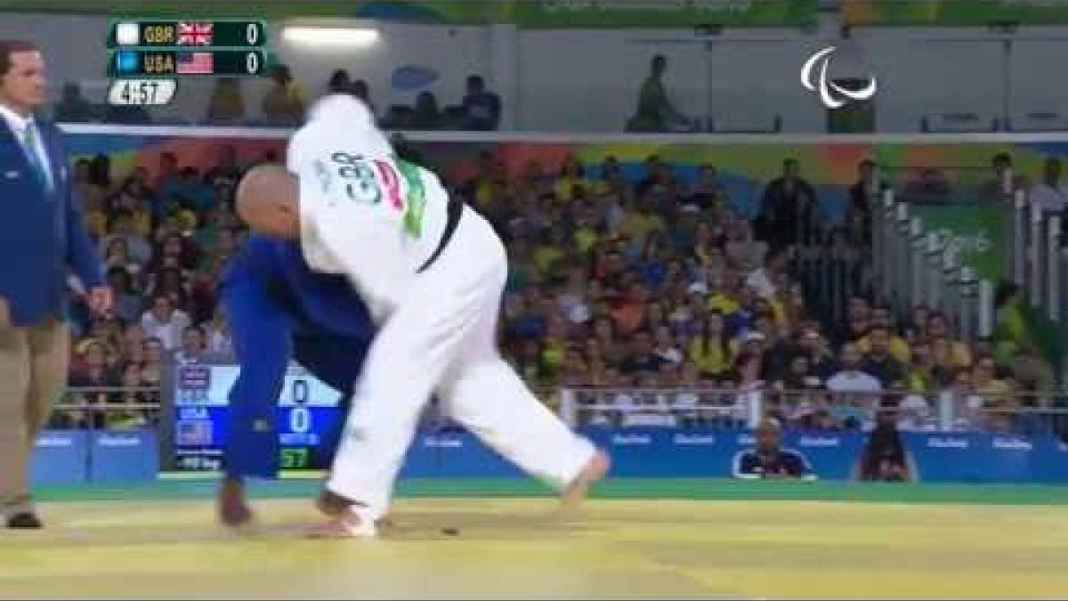 Judo | Great Britain v USA | Men's -90 kg Bronze Medal Contest A | Rio 2016 Paralympic Games