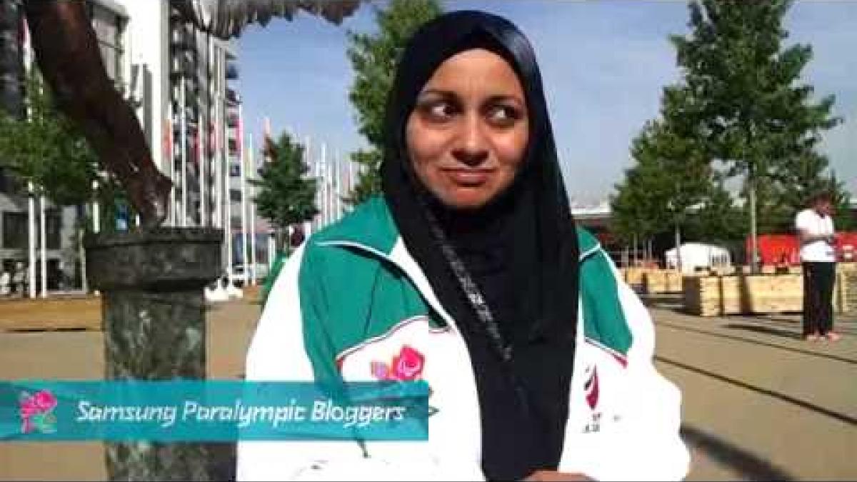 Samsung Blogger - Iran Archery - Zahra Javanmardsistani, Paralympics 2012