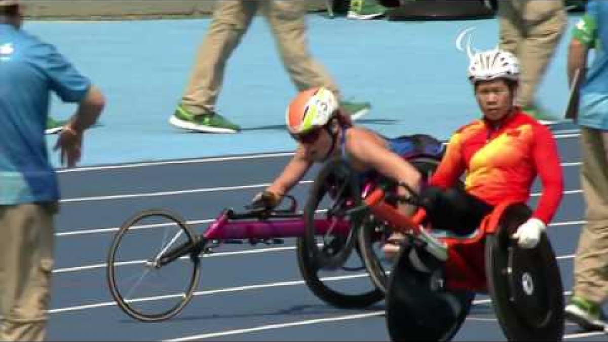 Athletics | Women's 800m - T54 Round 1 heat 2 | Rio 2016 Paralympic Games