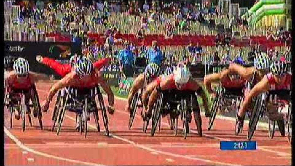 Athletics - women's 1500m T54 final - 2013 IPC Athletics World Championships, Lyon