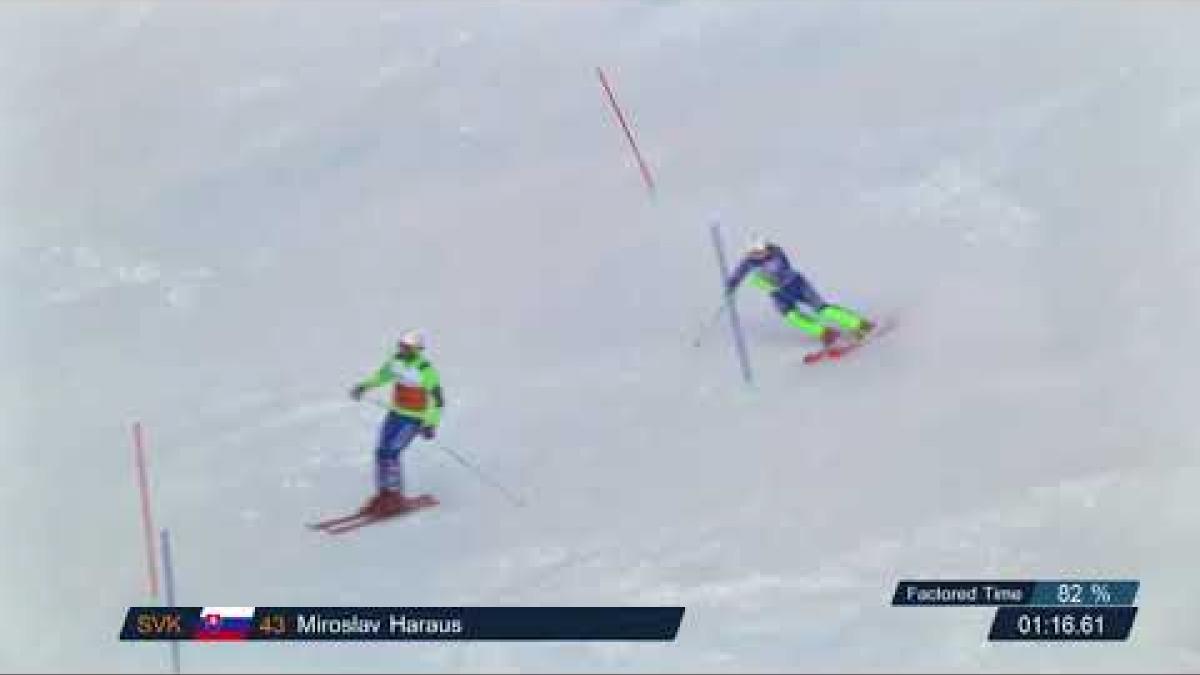 Miroslav Haraus and Maros Hudik -  1st Men's slalom VI - World Cup Kuhtai