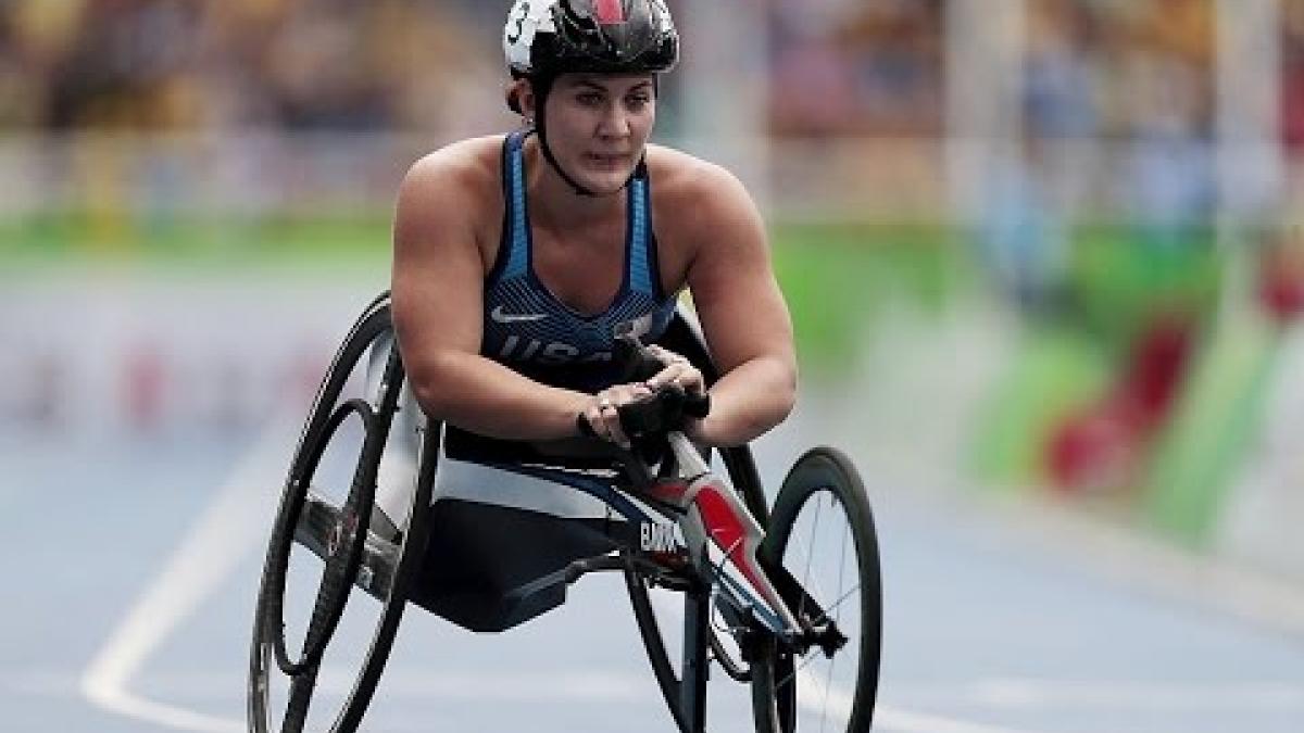 Athletics | Women's 400m - T53 Round 1 heat 2 | Rio 2016 Paralympic Games