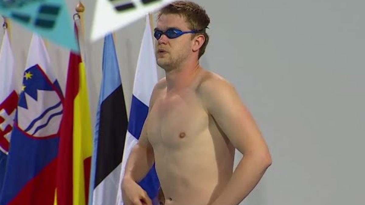 Men's 100m Backstroke S12 | Final | 2016 IPC Swimming European Open Championships Funchal