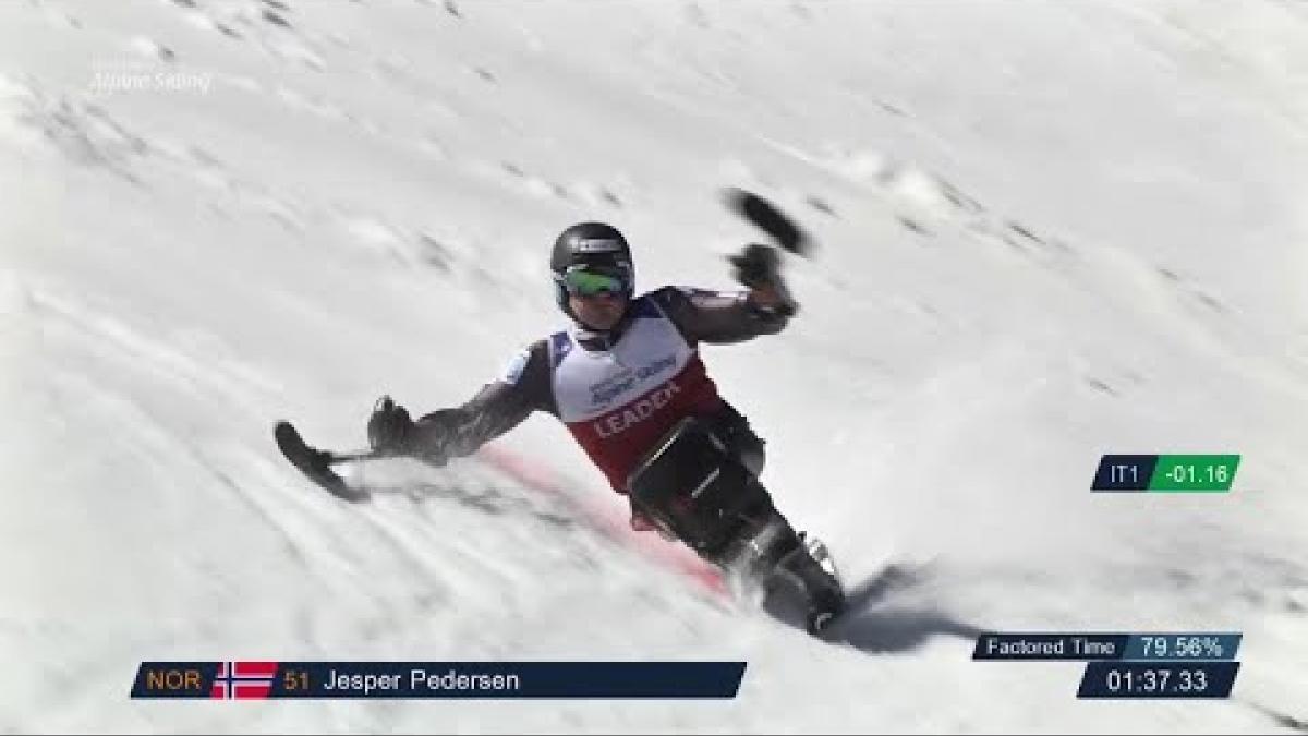 Jesper Pedersen | Slalom Sitting Day 4 | World Para Alpine Skiing World Cup | La Molina 2019