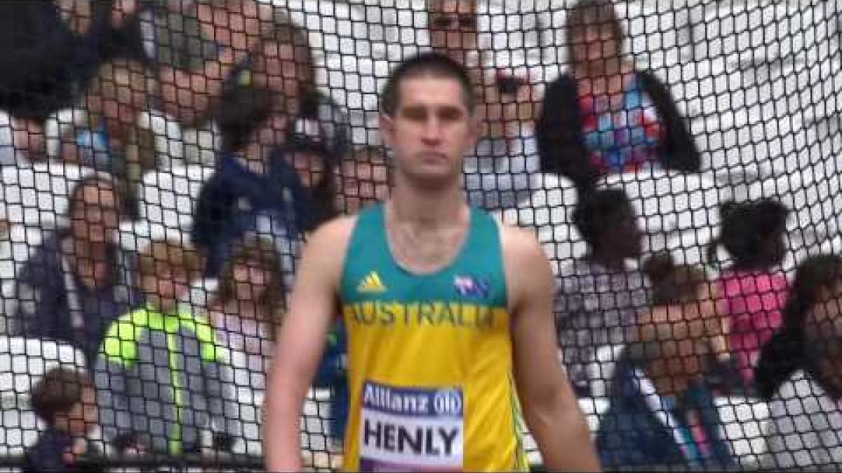 Guy Henly | Silver – Men’s Discus F37 Final | London 2017 World Para Athletics Championships