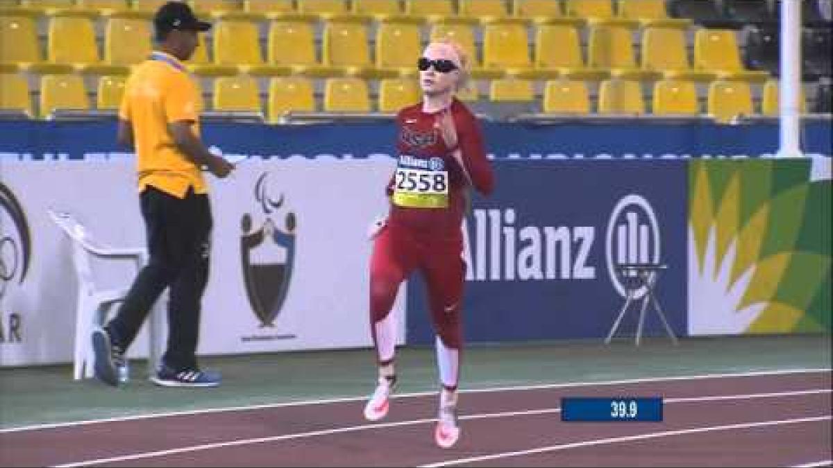 Women's 400m T13 | heat 2 |  2015 IPC Athletics World Championships Doha