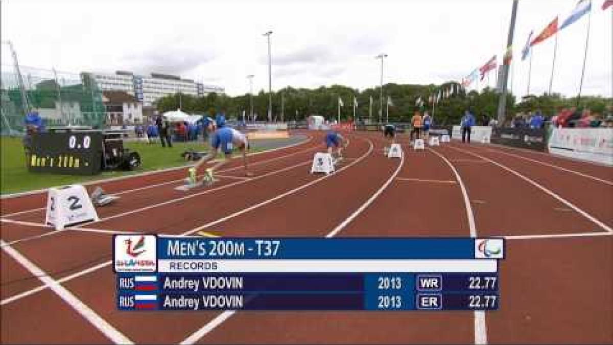 Men's 200m T37 | final | 2014 IPC Athletics European Championships Swansea