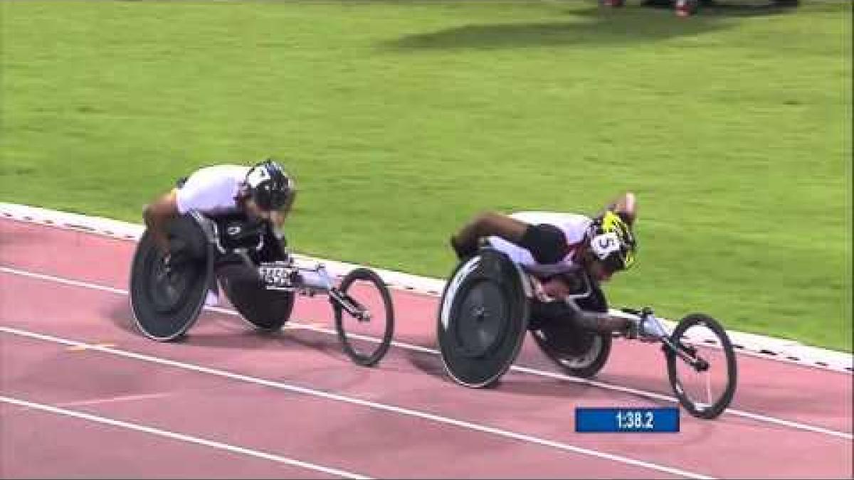 Men's 800m T34 | final |  2015 IPC Athletics World Championships Doha