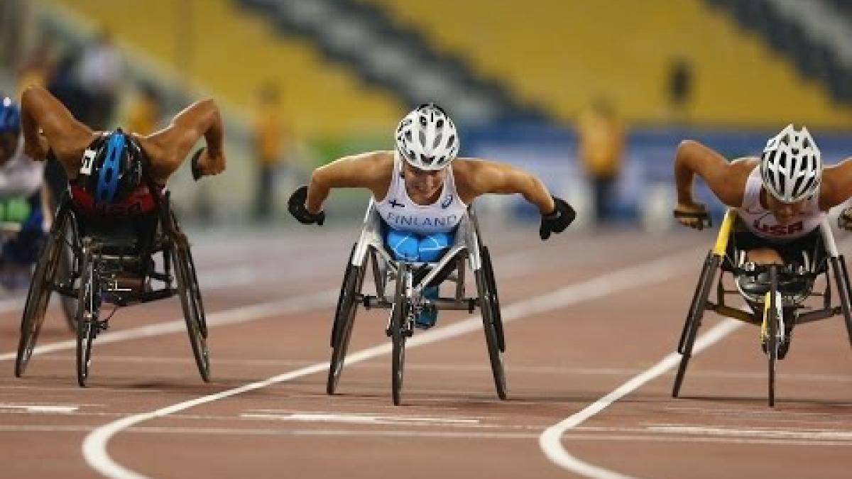 Women's 200m T54 | final |  2015 IPC Athletics World Championships Doha