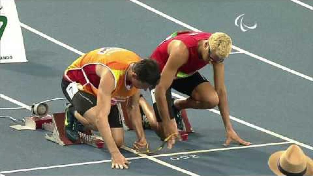 Athletics | Men's 200m - T12 Round 1 heat 4 | Rio 2016 Paralympic Games