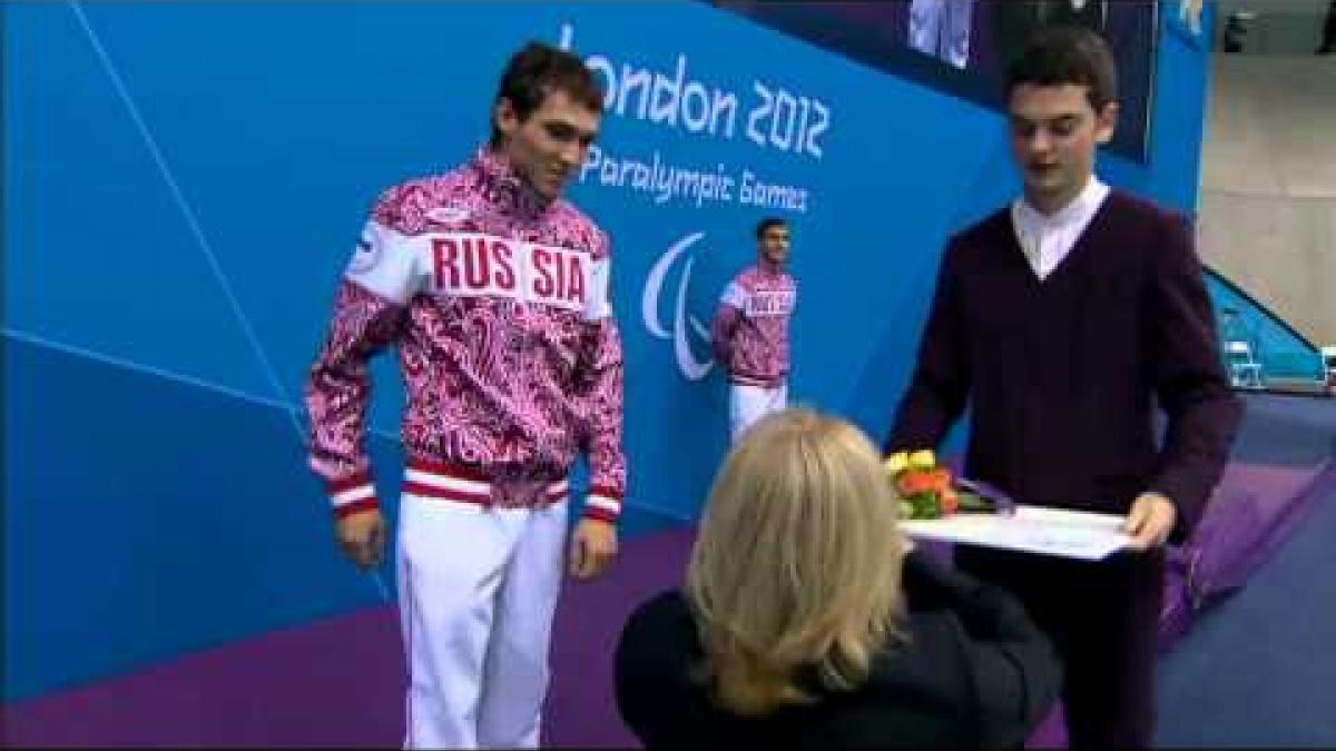 Swimming - Men's 100m Backstroke - S8 Victory Ceremony - London 2012 Paralympic Games