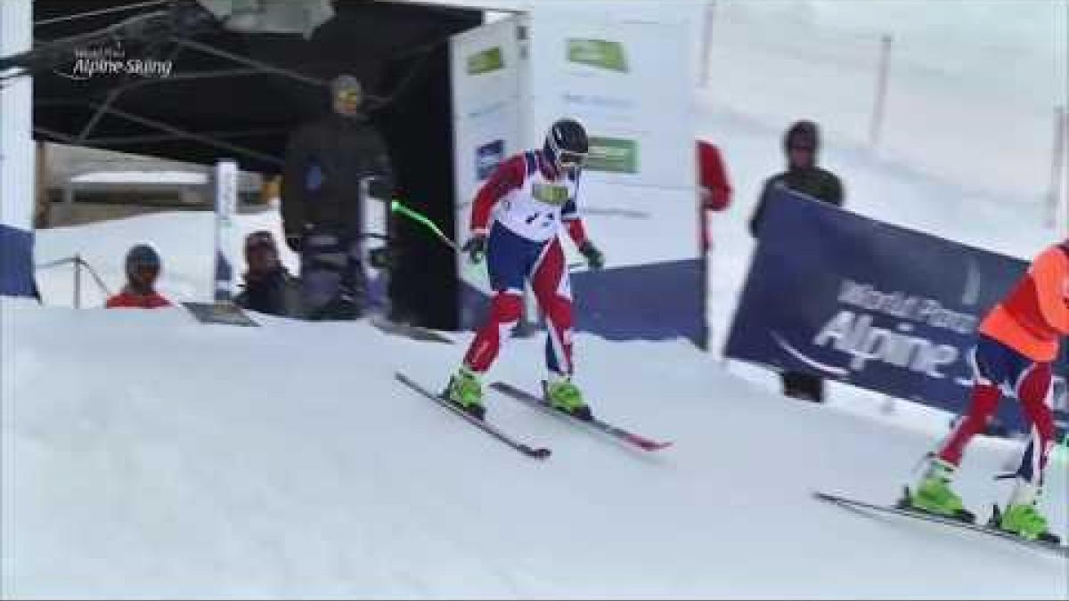 Kelly Gallagher and guide Gary Smith Giant Slalom Run 2 | 2019 WPAS