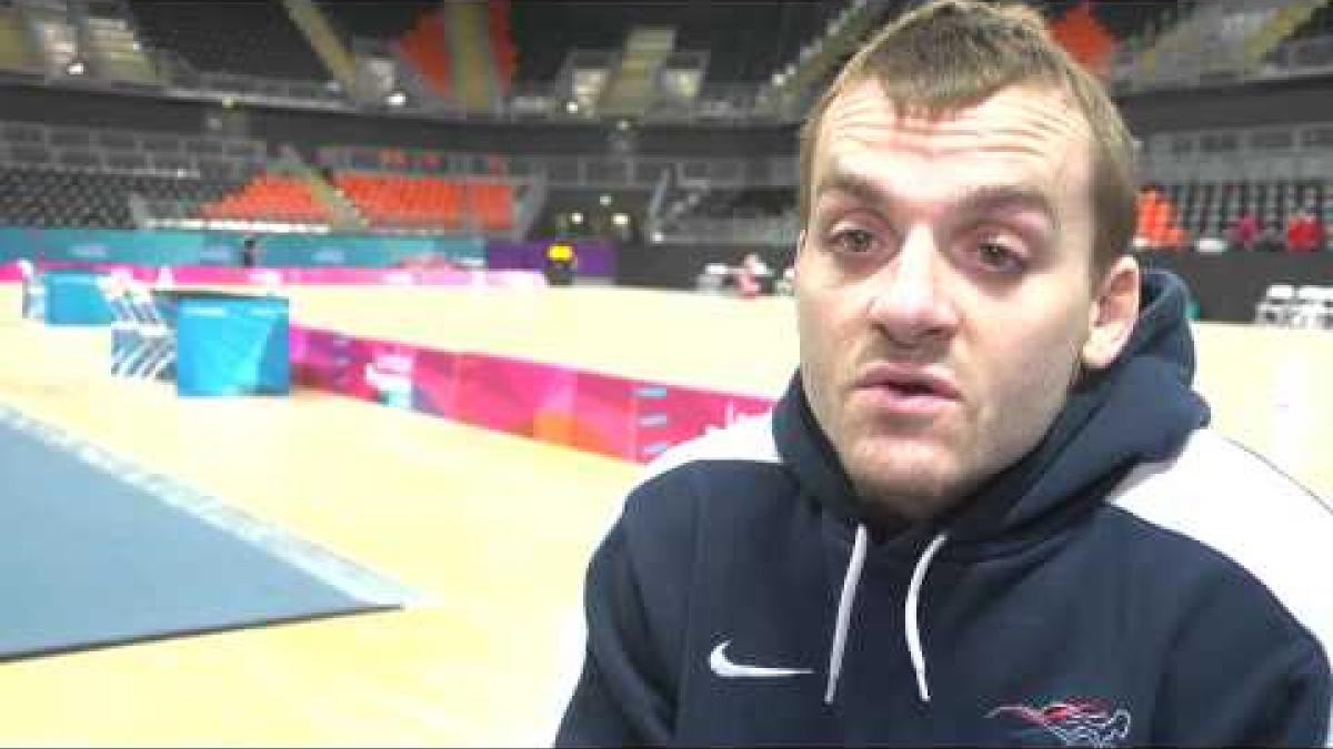 Great Britain's Wheechair Rugby team give their first impressions of Paralympic venue