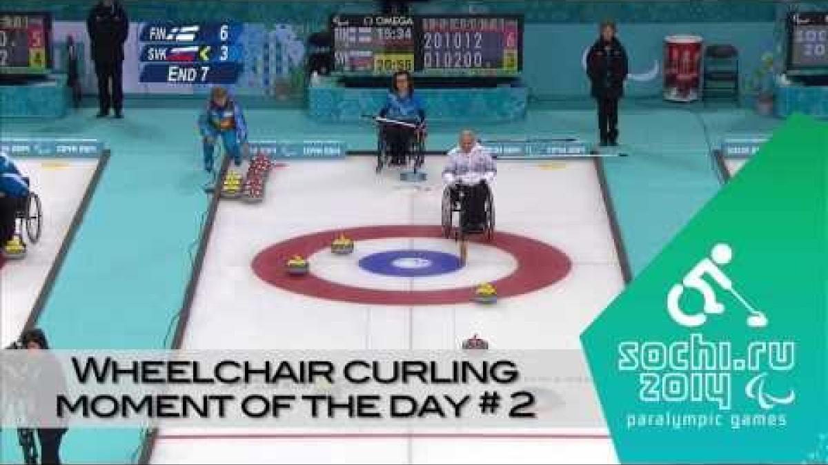 Day 2 | Wheelchair curling play of the day | Sochi 2014 Paralympic Winter Games